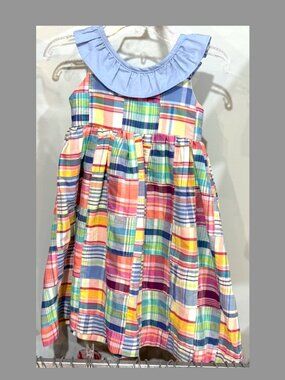 New With Tags Funtasia Too Madras Plaid Dress 4